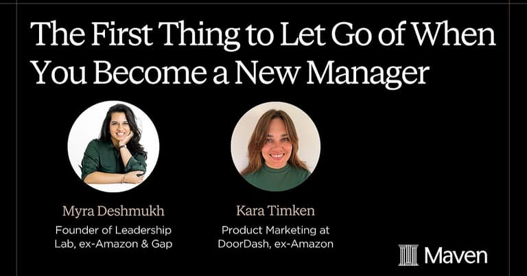The First Thing to Let Go of When You Become a New Manager cover image